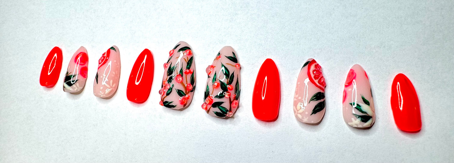 Grapefruit berry spritz